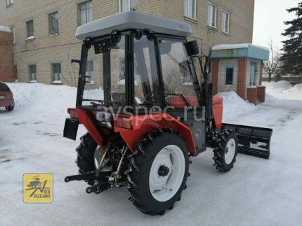 Минитрактор Уралец 254 с кабиной КПП с реверсом